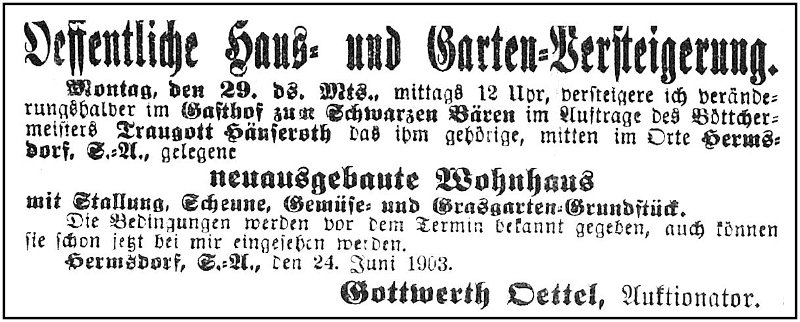 1903-06-29 Hdf Versteigerung Haenseroth